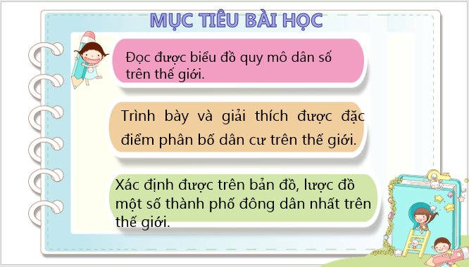 Giáo án điện tử Địa Lí 6 Cánh diều Bài 24: Dân số thế giới. Sự phân bố dân cư thế giới. Các thành phố lớn trên thế giới | PPT Địa Lí 6