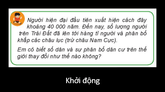 Giáo án điện tử Địa Lí 6 Kết nối tri thức Bài 27: Dân số và sự phân bố dân cư trên thế giới | PPT Địa Lí 6