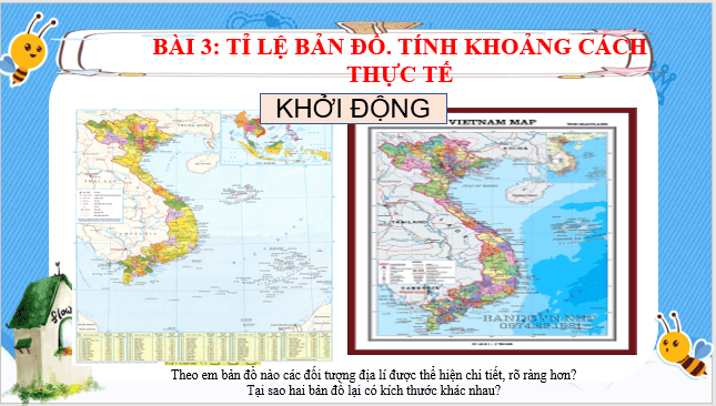 Giáo án điện tử Địa Lí 6 Kết nối tri thức Bài 3: Tỉ lệ bản đồ. Tính khoảng cách thực tế dựa vào tỉ lệ bản đồ | PPT Địa Lí 6