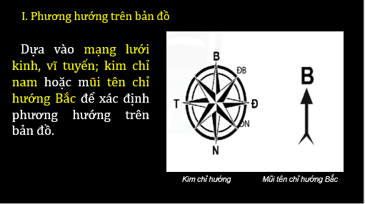 Giáo án điện tử Địa Lí 6 Chân trời sáng tạo Bài 3: Tìm đường đi trên bản đồ | PPT Địa Lí 6