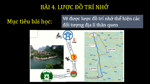 Giáo án điện tử Địa Lí 6 Chân trời sáng tạo Bài 4: Lược đồ trí nhớ | PPT Địa Lí 6