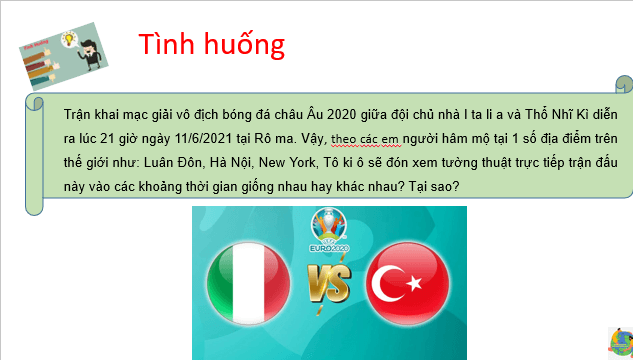 Giáo án điện tử Địa Lí 6 Cánh diều Bài 6: Chuyển động tự quay quanh trục của Trái Đất và các hệ quả địa lí | PPT Địa Lí 6