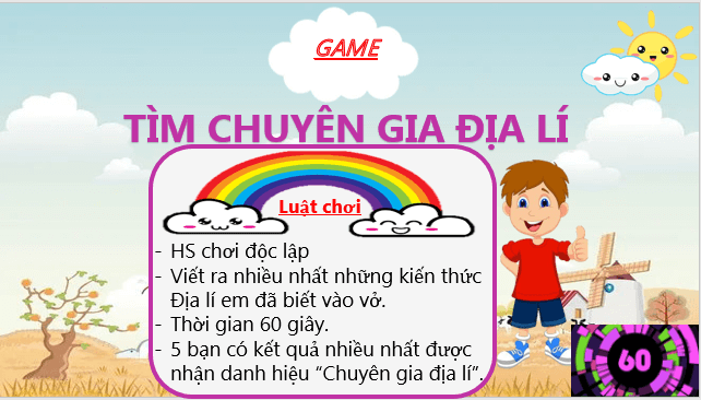 Giáo án điện tử Địa Lí 6 Cánh diều Bài mở đầu: Tại sao cần học địa lí? | PPT Địa Lí 6