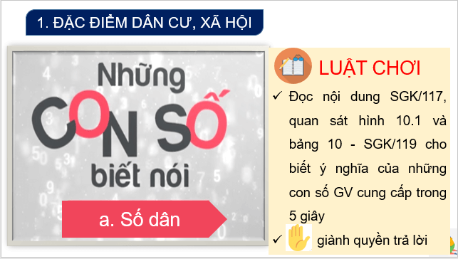 Giáo án điện tử Địa Lí 7 Cánh diều Bài 10: Đặc điểm dân cư, xã hội Châu Phi | PPT Địa 7