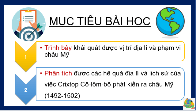 Giáo án điện tử Địa Lí 7 Kết nối tri thức Bài 13: Vị trí địa lí, phạm vi châu Mỹ. Sự phát kiến ra châu Mỹ | PPT Địa 7