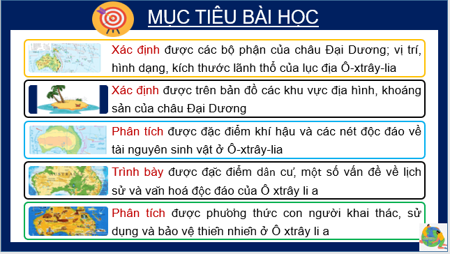 Giáo án điện tử Địa Lí 7 Kết nối tri thức Bài 18: Châu Đại Dương | PPT Địa 7