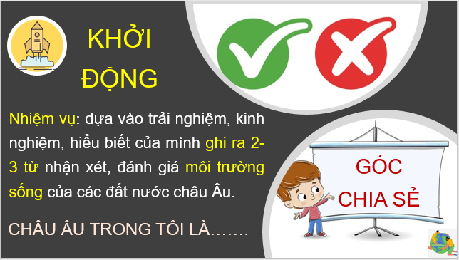 Giáo án điện tử Địa Lí 7 Kết nối tri thức Bài 3: Khai thác, sử dụng và bảo vệ thiên nhiên ở Châu Âu | PPT Địa 7