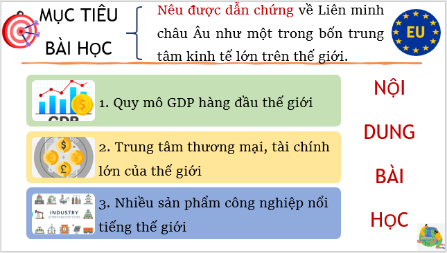 Giáo án điện tử Địa Lí 7 Cánh diều Bài 4: Khái quát về liên minh Châu Âu | PPT Địa 7