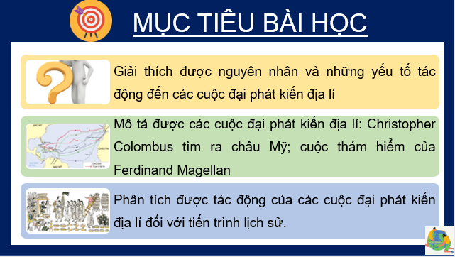 Giáo án điện tử Địa Lí 7 Cánh diều Chủ đề chung 1: Các cuộc đại phát kiến địa lí thế kỉ XV – XVI | PPT Địa 7