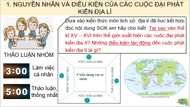 Giáo án điện tử Địa Lí 7 Kết nối tri thức Chủ đề chung 1: Các cuộc đại phát kiến địa lí thế kỉ XV – XVI | PPT Địa 7