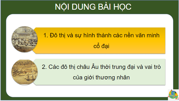 Giáo án điện tử Địa Lí 7 Kết nối tri thức Chủ đề chung 2: Đô thị: Lịch sử và hiện tại | PPT Địa 7