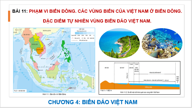 Giáo án điện tử Địa Lí 8 Cánh diều Bài 11: Phạm vi Biển Đông: Các vùng biển của Việt Nam ở Biển Đông: Đặc điểm tự nhiên vùng biển đảo Việt Nam | PPT Địa 8