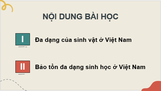 Giáo án điện tử Địa Lí 8 Chân trời sáng tạo Bài 13: Đặc điểm của sinh vật và vấn đề bảo tồn đa dạng sinh học | PPT Địa 8