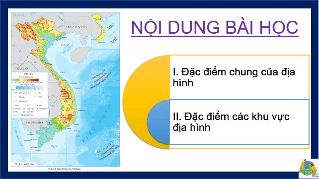 Giáo án điện tử Địa Lí 8 Cánh diều Bài 2: Địa hình Việt Nam | PPT Địa 8