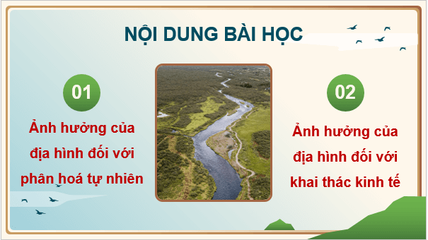 Giáo án điện tử Địa Lí 8 Chân trời sáng tạo Bài 3: Ảnh hưởng của địa hình đối với sự phân hoá tự nhiên và khai thác kinh tế | PPT Địa 8