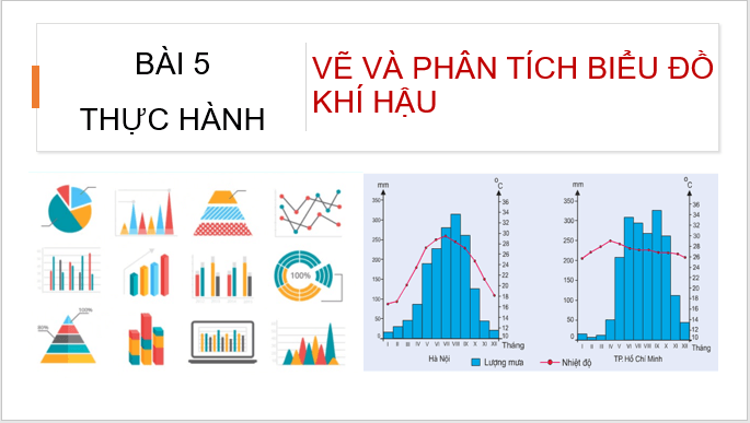 Giáo án điện tử Địa Lí 8 Kết nối tri thức Bài 5: Thực hành: vẽ và phân tích biểu đồ khí hậu | PPT Địa 8