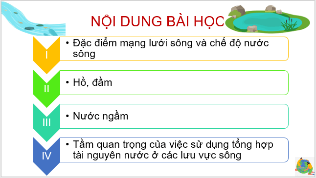 Giáo án điện tử Địa Lí 8 Cánh diều Bài 7: Thuỷ văn Việt Nam | PPT Địa 8