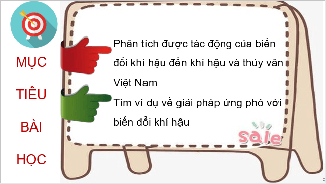 Giáo án điện tử Địa Lí 8 Kết nối tri thức Bài 8: Tác động của biến đổi khí hậu đối với khí hậu và thuỷ văn Việt Nam | PPT Địa 8