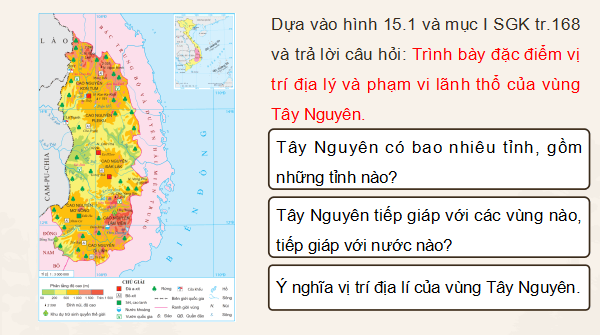 Giáo án điện tử Địa Lí 9 Cánh diều Bài 15: Vùng Tây Nguyên | PPT Địa 9