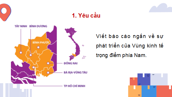 Giáo án điện tử Địa Lí 9 Cánh diều Bài 17: Thực hành: Viết báo cáo về vùng kinh tế trọng điểm phía Nam | PPT Địa 9