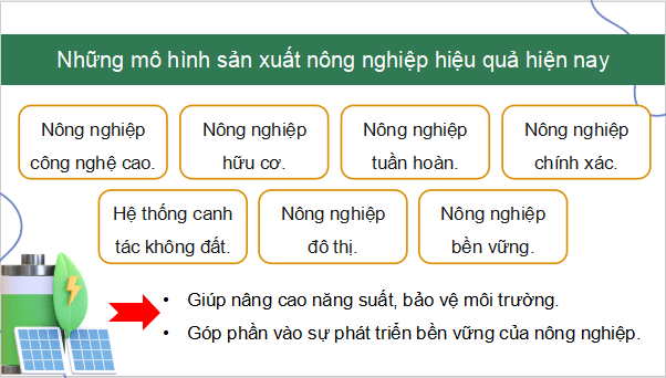 Giáo án điện tử Địa Lí 9 Chân trời sáng tạo Bài 5: Thực hành: Viết báo cáo về một số mô hình sản xuất nông nghiệp có hiệu quả | PPT Địa 9