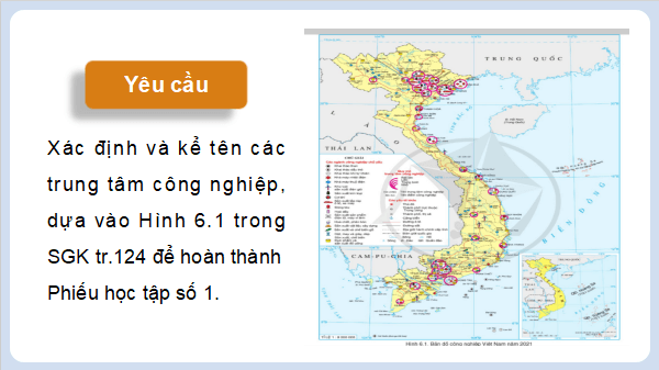 Giáo án điện tử Địa Lí 9 Cánh diều Bài 7: Thực hành: Xác định các trung tâm công nghiệp chính | PPT Địa 9