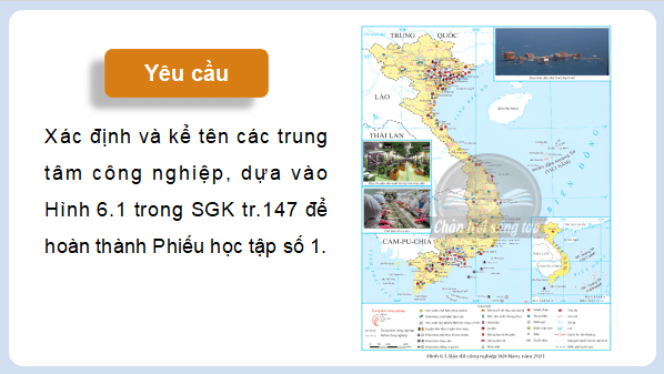 Giáo án điện tử Địa Lí 9 Chân trời sáng tạo Bài 7: Thực hành: Xác định các trung tâm công nghiệp chính ở nước ta | PPT Địa 9