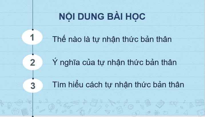 Giáo án điện tử GDCD 6 Kết nối tri thức Bài 6: Tự nhận thức bản thân | PPT Giáo dục công dân 6