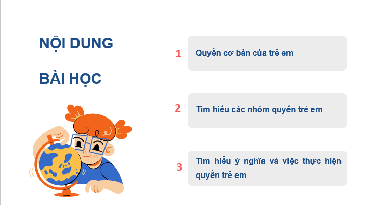 Giáo án điện tử GDCD 6 Chân trời sáng tạo Bài 11: Quyền cơ bản của trẻ em | PPT Giáo dục công dân 6