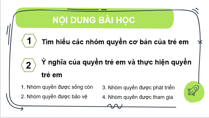 Giáo án điện tử GDCD 6 Kết nối tri thức Bài 11: Quyền cơ bản của trẻ em | PPT Giáo dục công dân 6