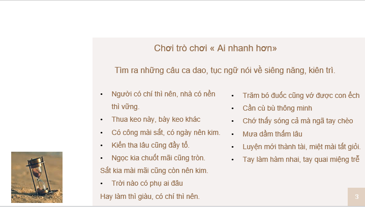 Giáo án điện tử GDCD 6 Chân trời sáng tạo Bài 3: Siêng năng, kiên trì | PPT Giáo dục công dân 6