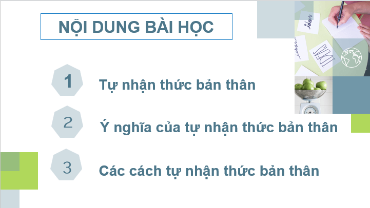 Giáo án điện tử GDCD 6 Chân trời sáng tạo Bài 6: Tự nhận thức bản thân | PPT Giáo dục công dân 6