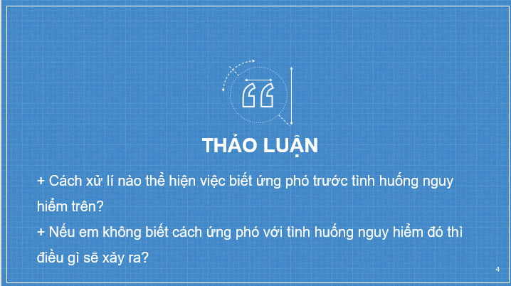 Giáo án điện tử GDCD 6 Cánh diều Bài 7: Ứng phó với tình huống nguy hiểm từ con người | PPT Giáo dục công dân 6