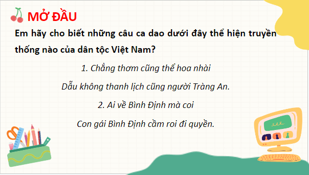 Giáo án điện tử GDCD 7 Chân trời sáng tạo Bài 1: Tự hào về truyền thống quê hương | PPT Giáo dục công dân 7