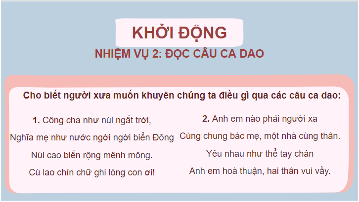 Giáo án điện tử GDCD 7 Chân trời sáng tạo Bài 12: Quyền và nghĩa vụ của công dân trong gia đình | PPT Giáo dục công dân 7