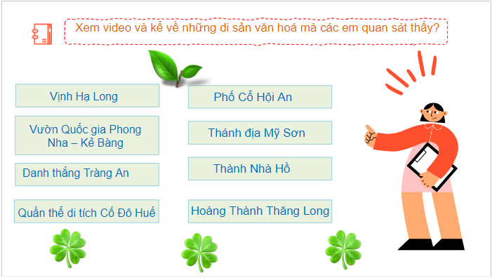 Giáo án điện tử GDCD 7 Cánh diều Bài 2: Bảo tồn di sản văn hóa | PPT Giáo dục công dân 7