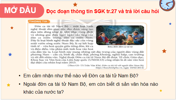 Giáo án điện tử GDCD 7 Chân trời sáng tạo Bài 5: Bảo tồn di sản văn hóa | PPT Giáo dục công dân 7