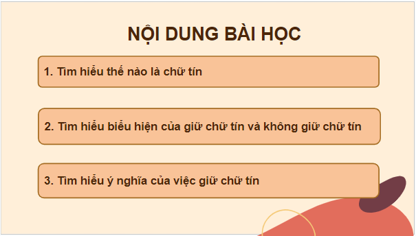 Giáo án điện tử GDCD 7 Cánh diều Bài 5: Giữ chữ tín | PPT Giáo dục công dân 7