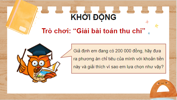 Giáo án điện tử GDCD 7 Cánh diều Bài 6: Quản lí tiền | PPT Giáo dục công dân 7