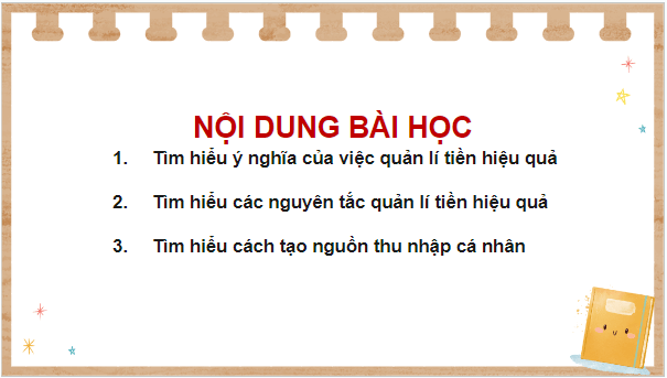 Giáo án điện tử GDCD 7 Cánh diều Bài 6: Quản lí tiền | PPT Giáo dục công dân 7