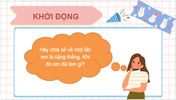 Giáo án điện tử GDCD 7 Kết nối tri thức Bài 6: Ứng phó với tâm lí căng thẳng | PPT Giáo dục công dân 7