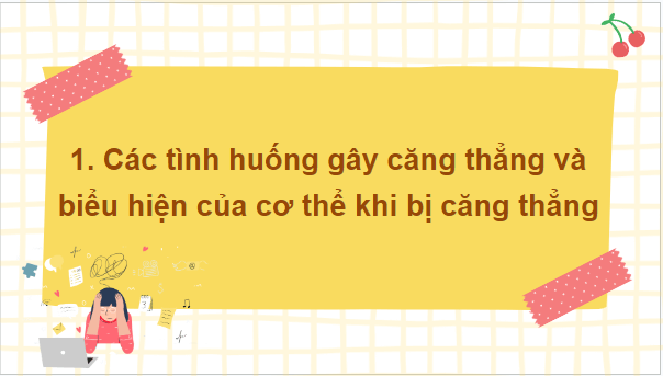 Giáo án điện tử GDCD 7 Kết nối tri thức Bài 6: Ứng phó với tâm lí căng thẳng | PPT Giáo dục công dân 7