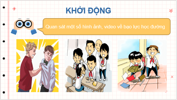 Giáo án điện tử GDCD 7 Kết nối tri thức Bài 7: Phòng chống bạo lực học đường | PPT Giáo dục công dân 7