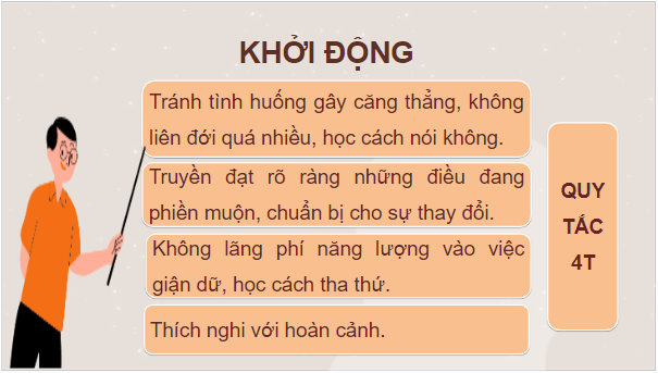 Giáo án điện tử GDCD 7 Chân trời sáng tạo Bài 7: Ứng phó với tâm lí căng thẳng | PPT Giáo dục công dân 7