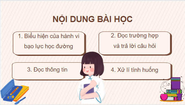 Giáo án điện tử GDCD 7 Chân trời sáng tạo Bài 8: Phòng, chống bạo lực học đường | PPT Giáo dục công dân 7