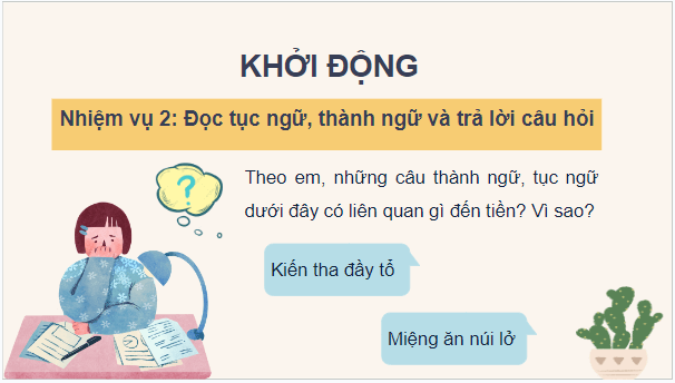 Giáo án điện tử GDCD 7 Chân trời sáng tạo Bài 9: Quản lí tiền | PPT Giáo dục công dân 7