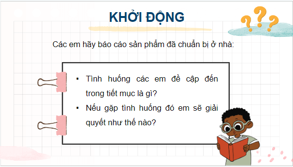 Giáo án điện tử GDCD 7 Cánh diều Bài 9: Ứng phó với bạo lực học đường | PPT Giáo dục công dân 7