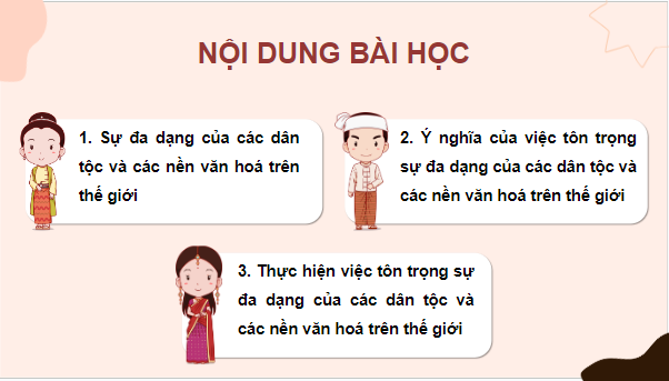 Giáo án điện tử GDCD 8 Kết nối tri thức Bài 2: Tôn trọng sự đa dạng của các dân tộc | PPT Giáo dục công dân 8