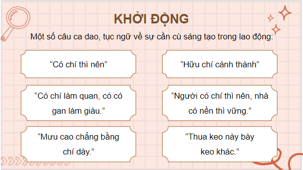 Giáo án điện tử GDCD 8 Cánh diều Bài 3: Lao động cần cù, sáng tạo | PPT Giáo dục công dân 8