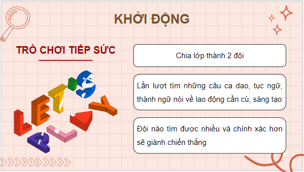 Giáo án điện tử GDCD 8 Kết nối tri thức Bài 3: Lao động cần cù, sáng tạo | PPT Giáo dục công dân 8